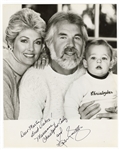 Kenny Rogers Signed & Inscribed Photograph