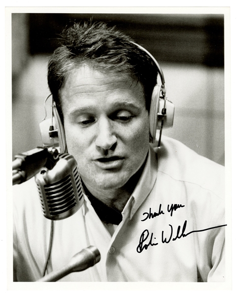 Robin Williams Signed "Good Morning Vietnam" Photograph