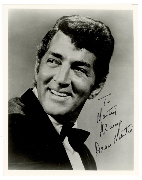 Dean Martin Signed & Inscribed Photograph