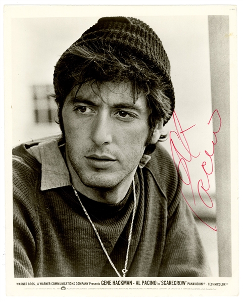 Al Pacino Signed "Scarecrow" Promotional Movie Photograph