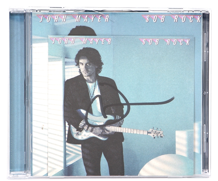 John Mayer Signed "Sob Rock" CD Insert