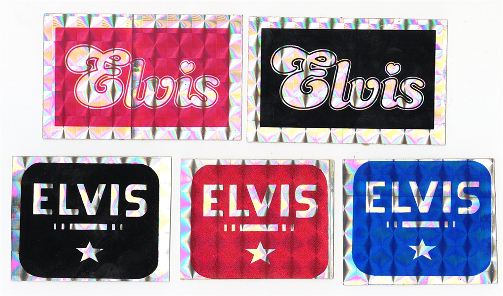 Elvis Presley Collection of 1975 Concert Stickers