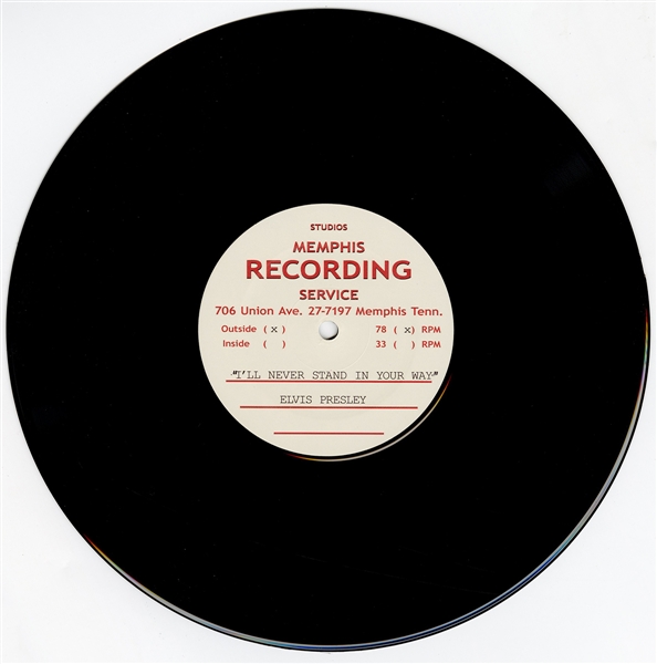 Elvis Presley "It Wouldnt Be The Same Without You" Original 78 Memphis Recording Acetate
