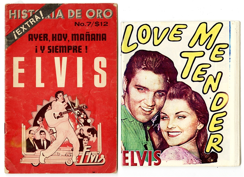 Elvis Presley Collection of Original Spanish Magazines From the 1950s