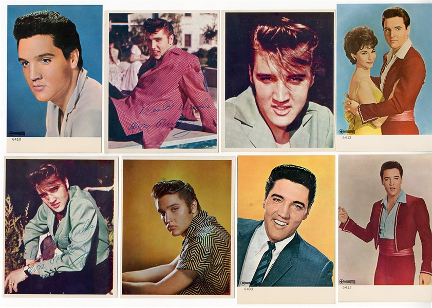 Elvis Presley Collection of Original Coor Vending Machine Cards