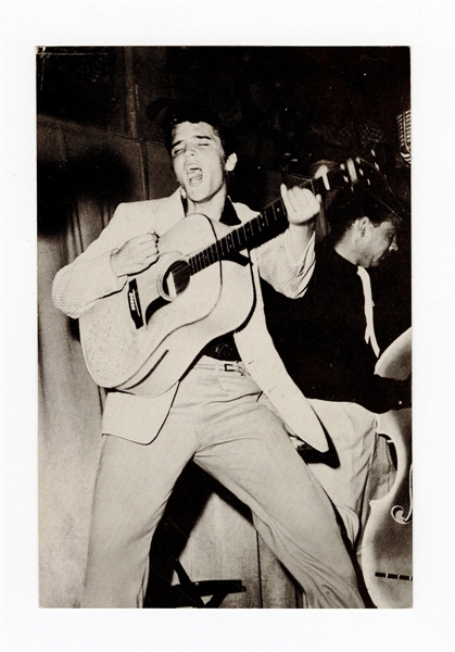 Elvis Presley Original 1956 RCA Catalogue Postcard
