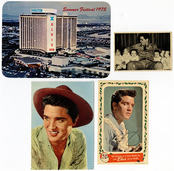 Collection of Four Original Elvis Presley Postcards