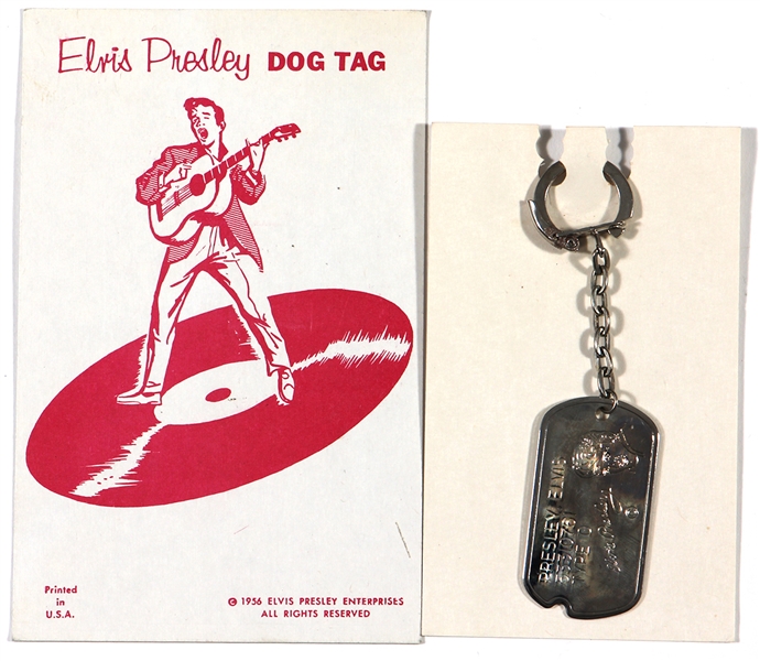 Original Elvis Presley 1956 Dog Tag
