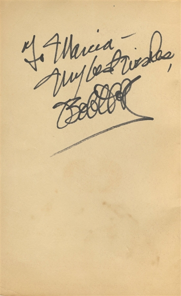 Bob Hope Signed & Inscribed "They Got Me Covered" Book