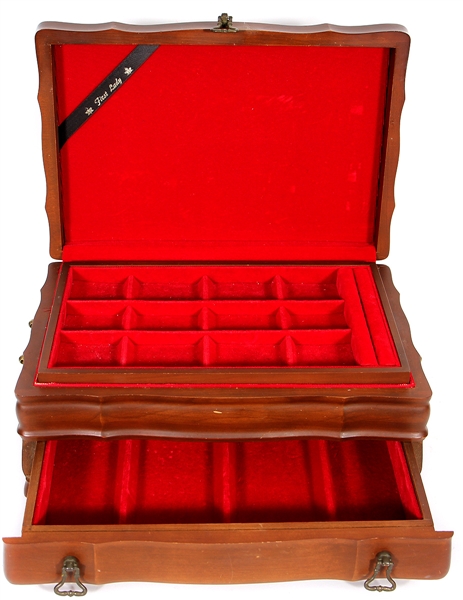 James Brown Owned & Used Engraved Jewelry Box