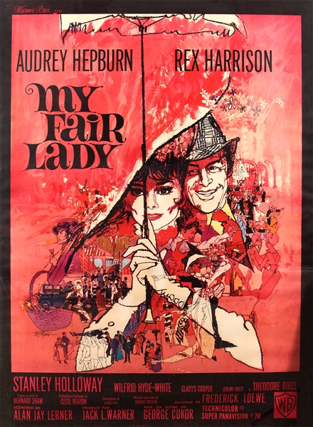 "My Fair Lady" Original French "Grande" Size Movie Poster (47 X 63)