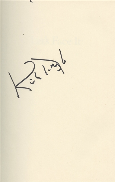 Kirk Douglas “Let’s Face It” Signed Book