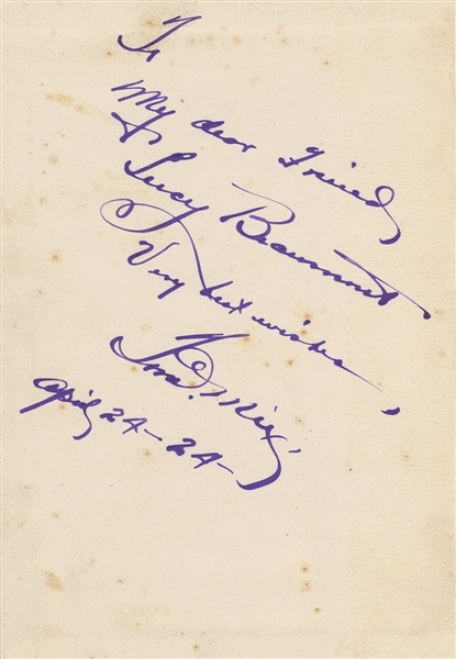 Tom Mix Signed and Inscribed Book “The West of Yesterday” (1924)