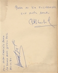 Pablo Escobar Signed & Inscribed “Gaviria en Caricaturas 1983-1991” Book JSA