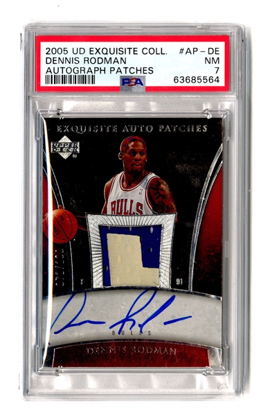 Lot Detail - 2005 UD Exquisite Collection Autograph Patches AP-DE ...