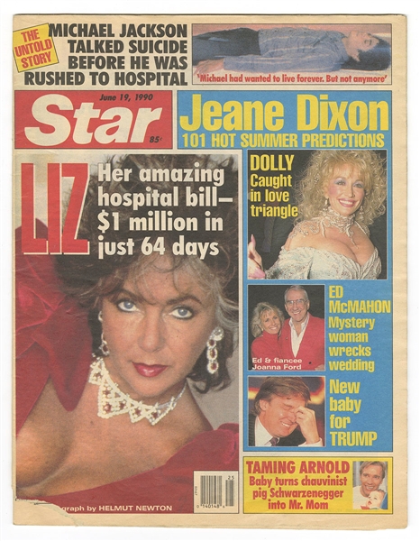 Michael Jackson Owned Original 1990 Star Newspaper