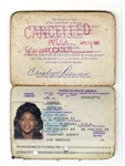 Bob Dylan Dennis Carolyn Original Passport