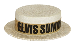 Elvis Presley "Summer Festival" Las Vegas Concert Straw Hat
