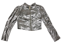 Michael Jackson Owned & Worn Metallic Silver Stage Top