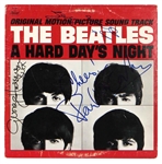 Beatles "A Hard Days Night" Album Signed by George Martin