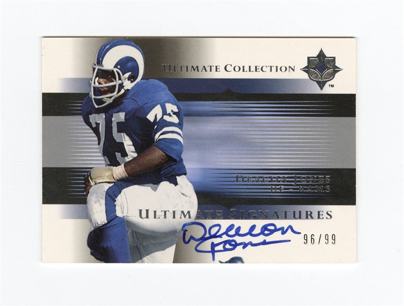 2005 Ultimate Collection #US-DJ Deacon Jones Ultimate Signatures (#96/99)