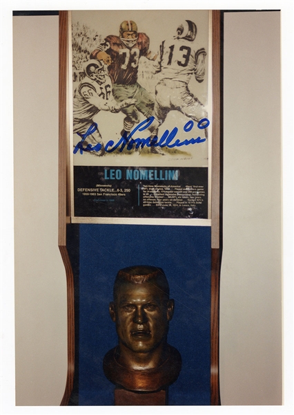 NFL Hall of Famer Leo Nomellini Signed Photograph JSA Guarantee