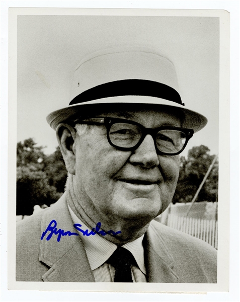 Byron Nelson Signed Photograph