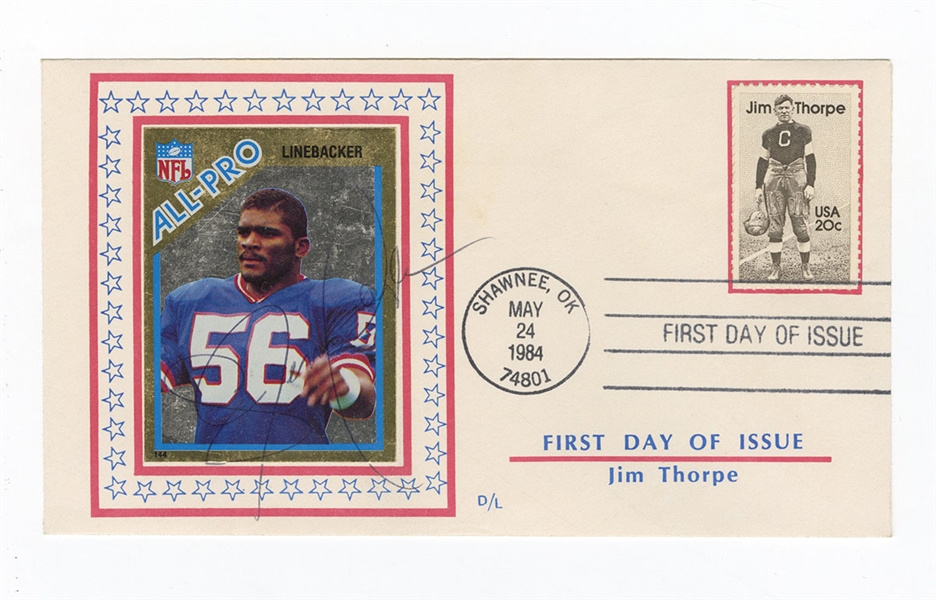 Lawrence Taylor Signed First Day Issue