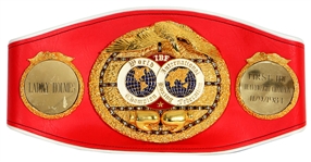Larry Holmes Personally Owned First IBF Heavyweight Championship Belt