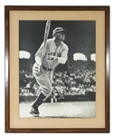 Incredible Babe Ruth Signed 17 x 21 Photograph PSA/DNA & JSA