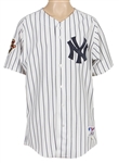 Derek Jeter 2001 New York Yankees Game Used Home Jersey (Delbert Mickel Collection)