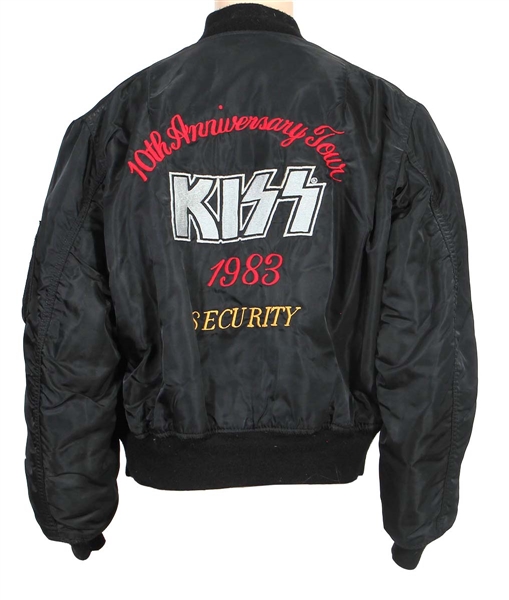 KISS Creatures Of The Night 10th Anniversary Concert Tour Security Jacket Owned by John Harte