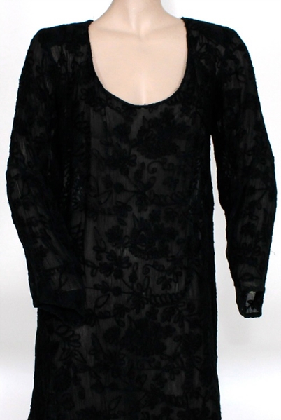 Heart Ann Wilson Stage Worn Black Dress