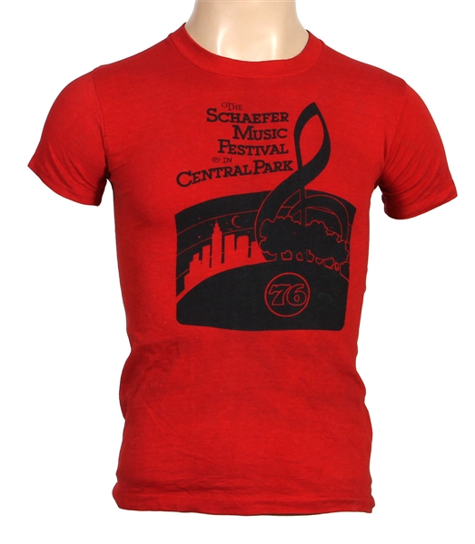 Central Park 1976 Schaefer Music Festival Concert T-Shirt