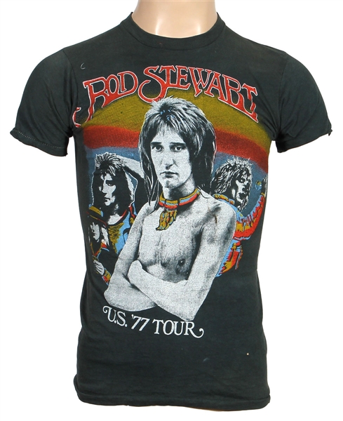 Rod Stewart 1977 U.S. Concert Tour T-Shirt