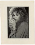 Stevie Nicks Original Herbert Worthington Stamped Photograph