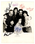 The Grateful Dead Band Signed 1986 Publicity Photograph JSA