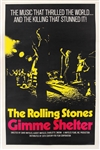 Rolling Stones "Gimme Shelter" Original Concert Movie Poster