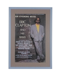 Eric Clapton Original Alpine Valley Music Theatre Concert Poster Featuring Stevie Ray Vaughan