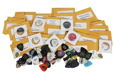 "Late Show With David Letterman" and Other Venues Stage Used Guitar Picks: Various Bands
