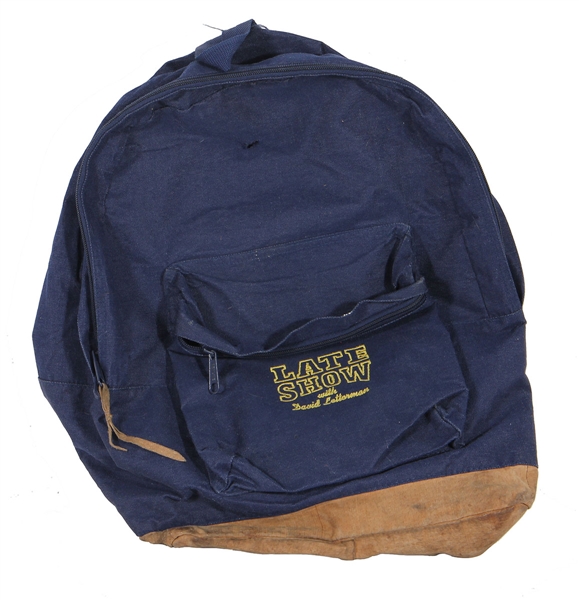 "Late Show With David Letterman" Original Backpack