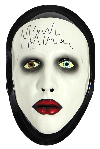 Marilyn Manson Signed Face Mask