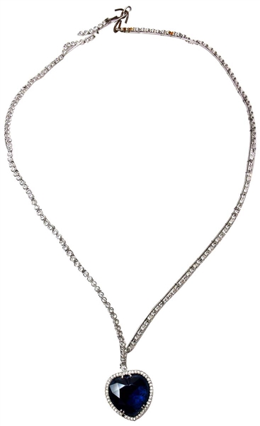  “Heart of the Ocean” Prop Diamond Necklace Used in "Titanic"