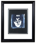 KISS 1980 Eric Carr Proof Art for Official Fox Makeup Guide for Copyright Trademark Submission Framed -- from 2001 Official Kiss Auction