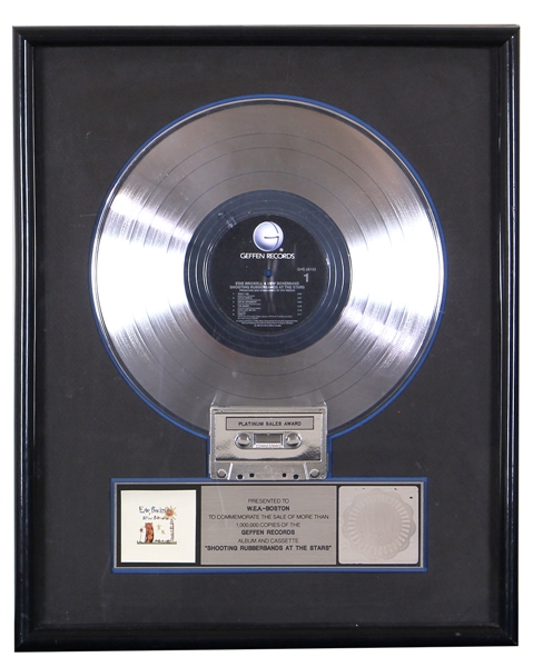 Edie Brickell & New Bohemians "Shooting Rubberbands At The Stars" Original RIAA Platinum Record Award 