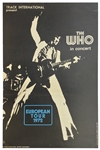The Who 1972 European Tour Concert Poster