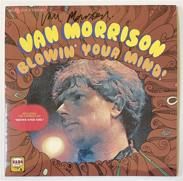 Van Morrison Signed “Blowin’ Your Mind!” Album REAL