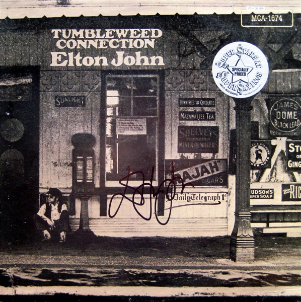 Elton John Signed “Tumbleweed Connection” Album REAL