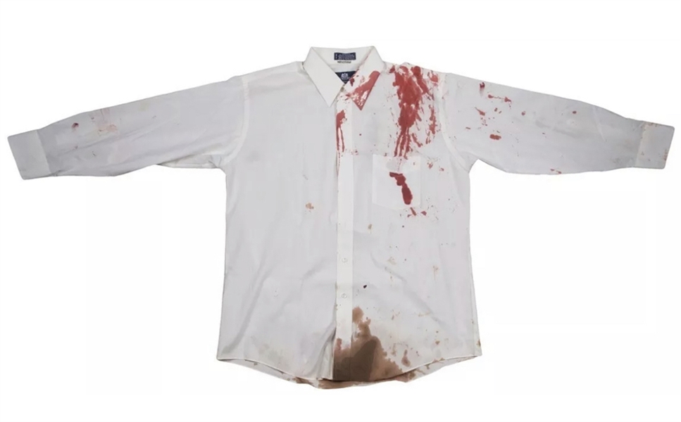 Tupac Shakur "Gang Related" Screen Worn Outfit With Blood Stain, Undershirt & Original Polaroid (Photo-Matched)