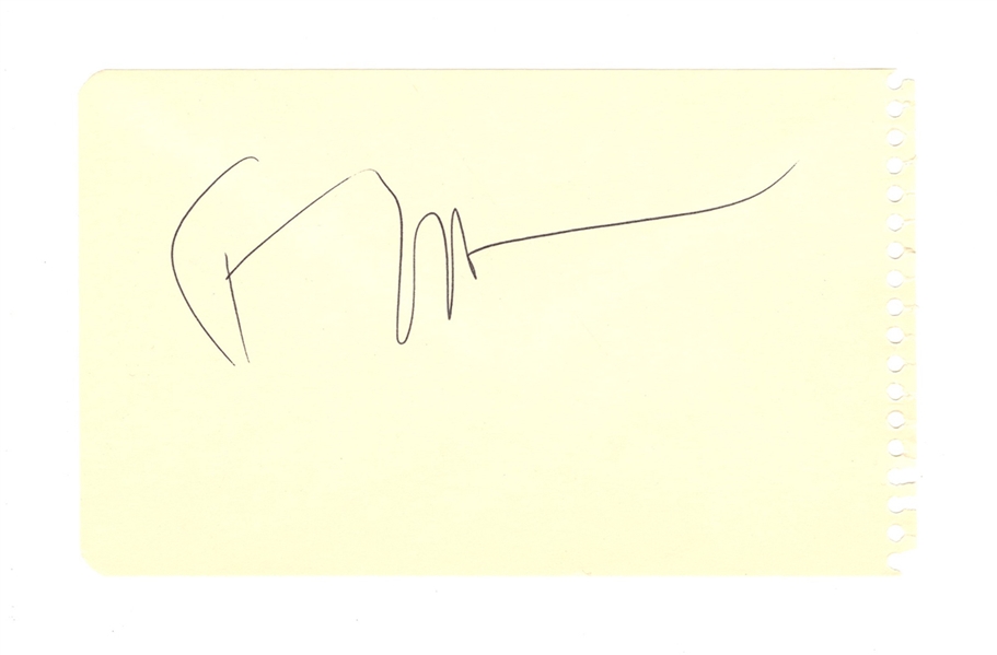 Frank Zappa Signed Autograph Book Page JSA